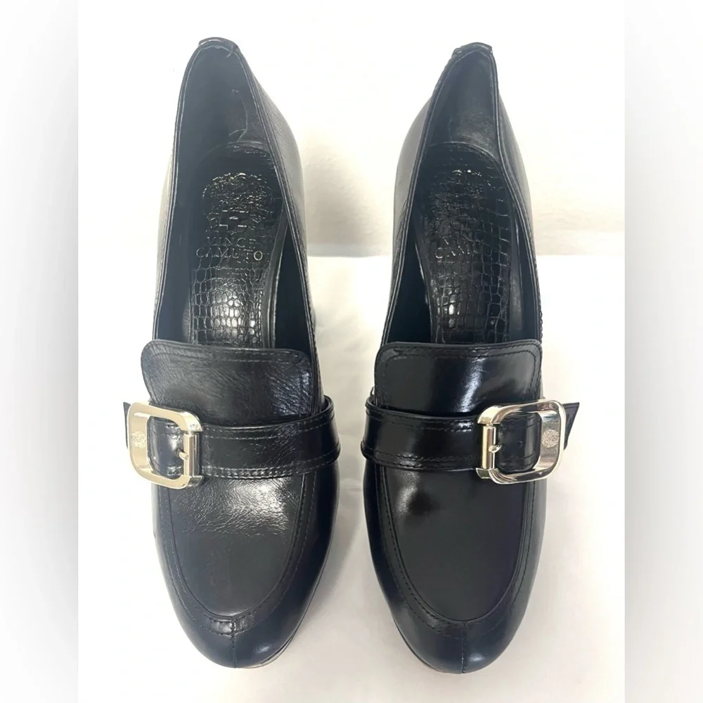 Vince Camuto Women's Grinilia Platform Loafer Clog, Black Size 8M